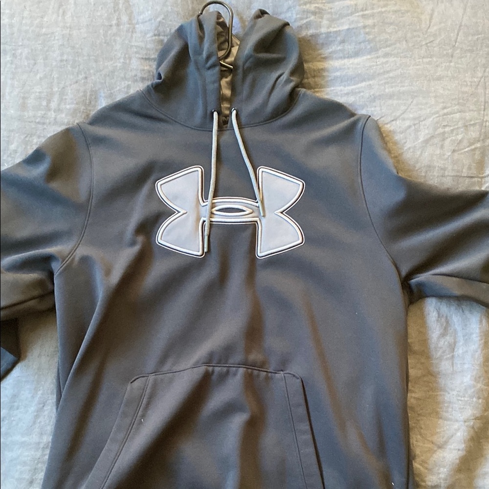 Under Armour Charcoal Hoodie with Logo